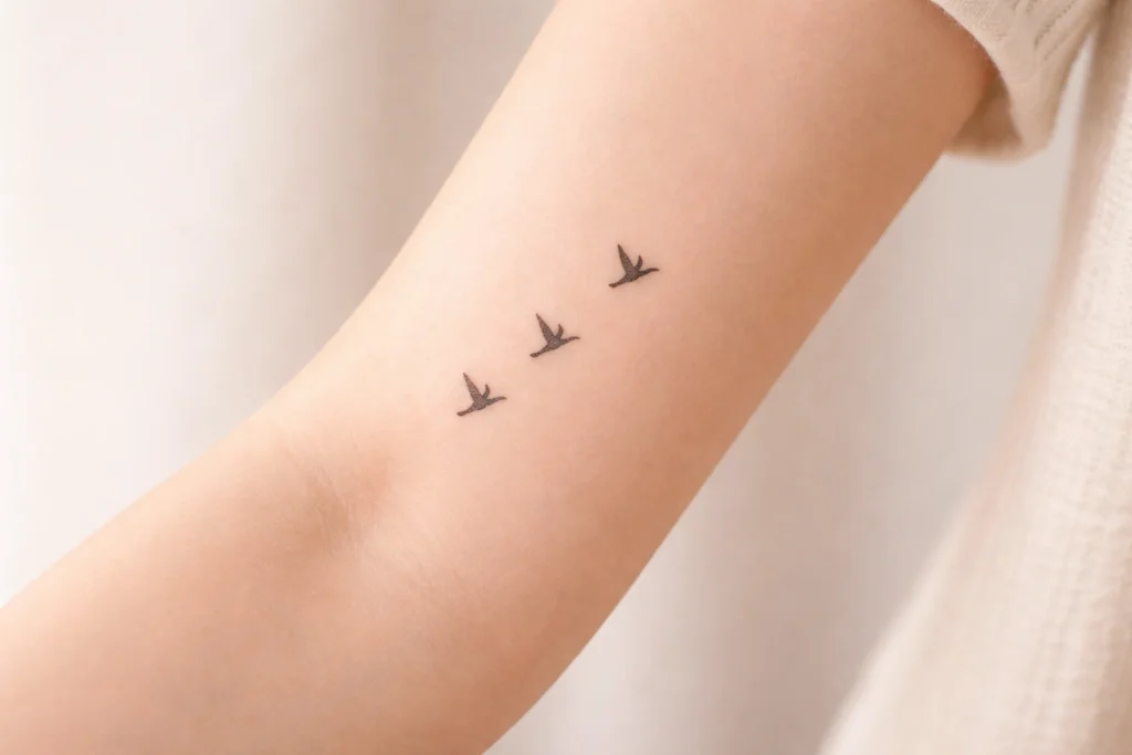 12. Three Birds in a Row
