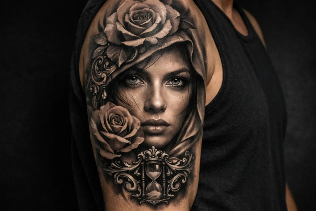 13. Portrait Half Sleeve