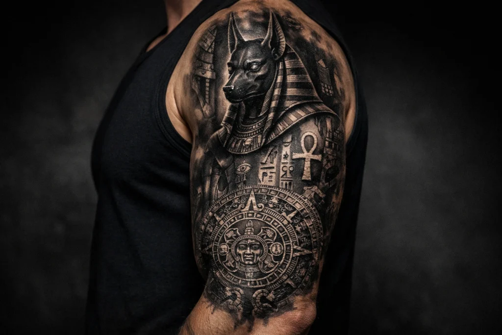 16. Cultural Heritage and Mythology Half Sleeve