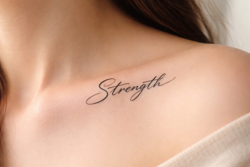 Inspirational Quote or Word Tattoos