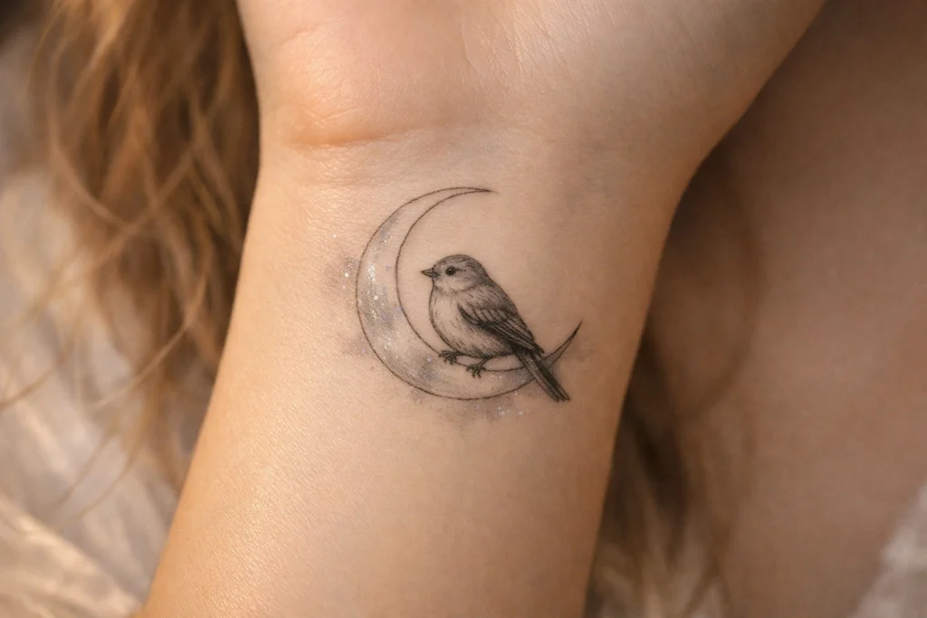 17. Bird and Moon Combination