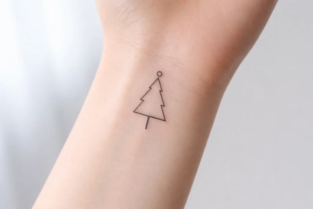 2. Minimalist Holiday Tree Design