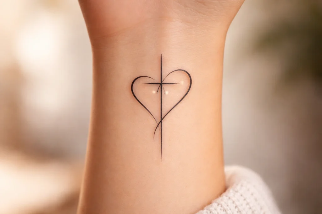 5 The Cross with a Heart