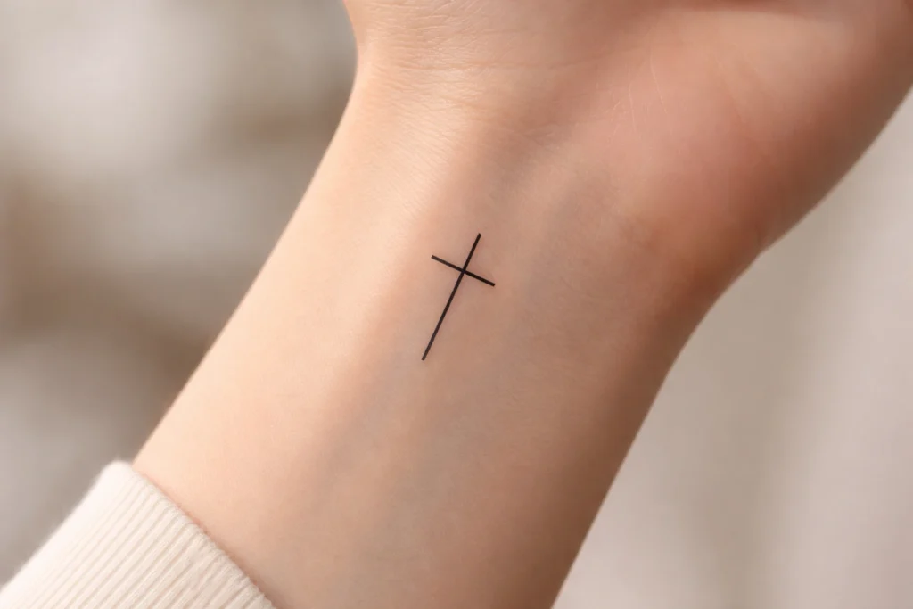 7 The Small Wrist Cross Tattoo