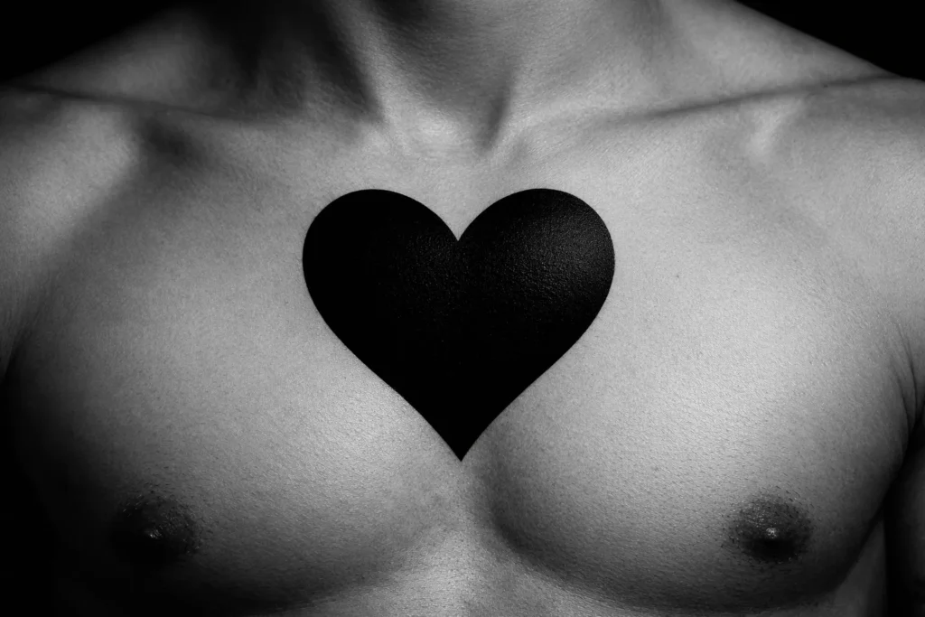 Blackwork Solid Hearts