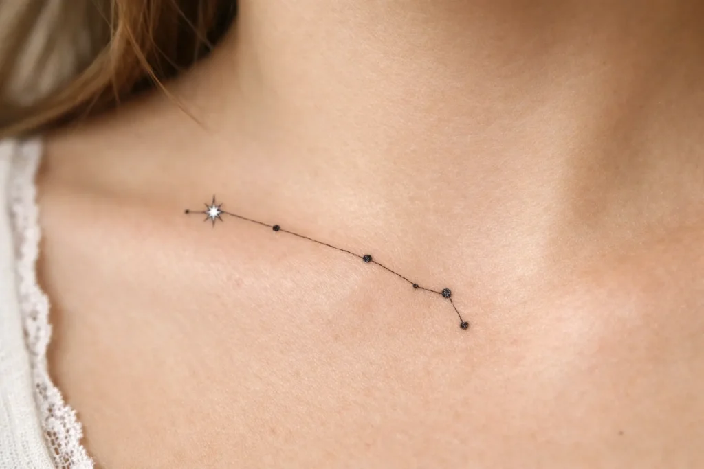 Classic Aries Constellation Tattoos