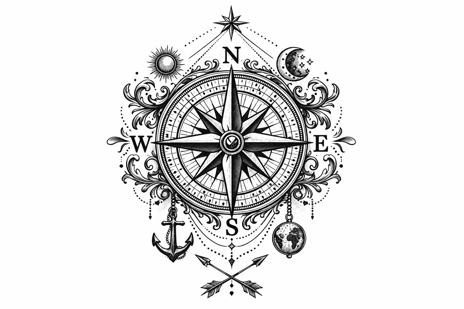 Compass or North Star