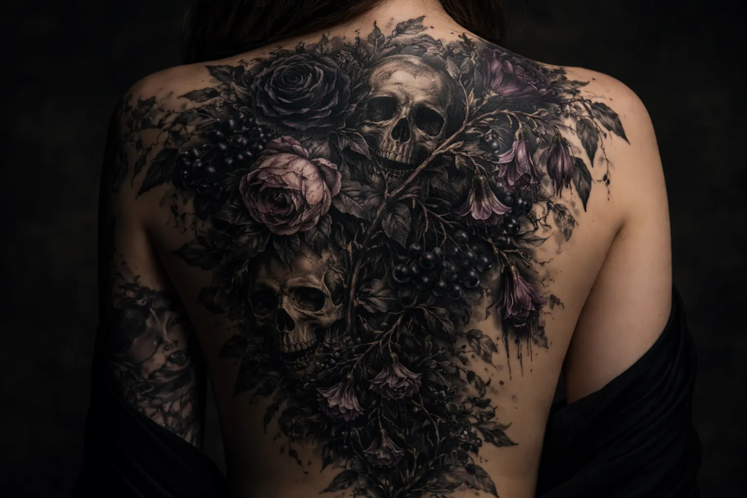 Dark Floral Compositions