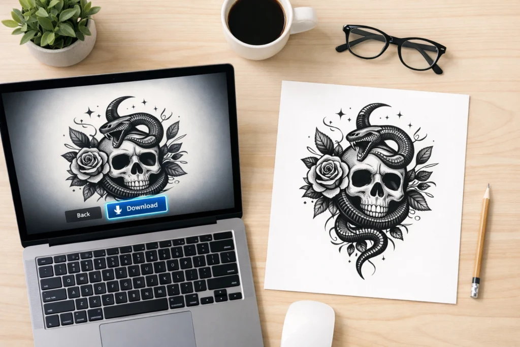 Download Your Design in High Resolution