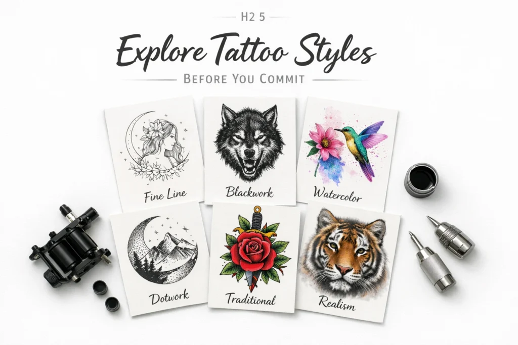 Explore Tattoo Styles Before You Commit