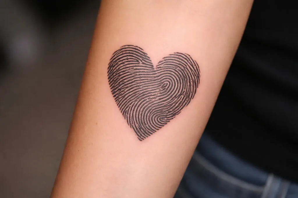 Fingerprint Heart Uniqueness