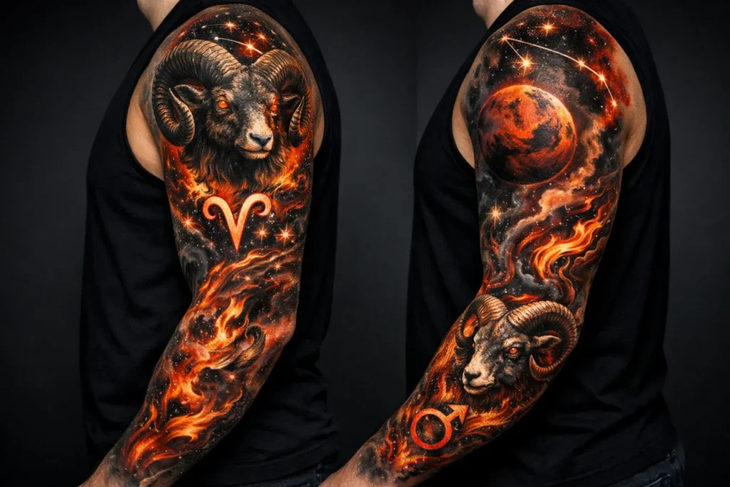 Full Sleeve Aries Designs