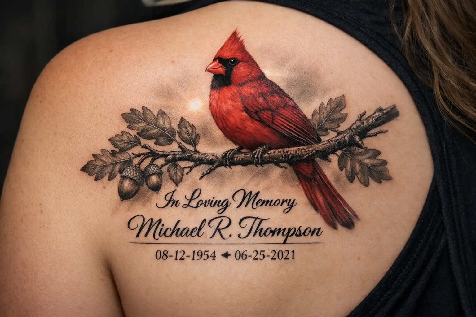 Memorial Cardinal on Branch