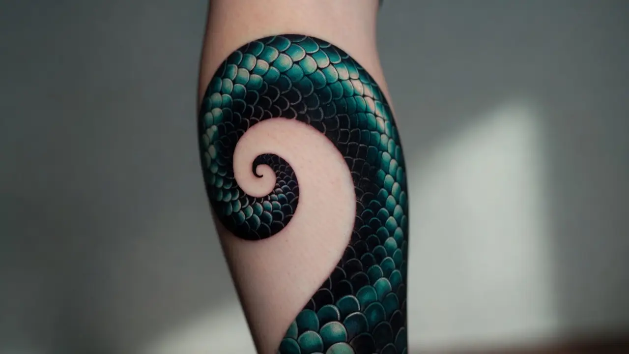 Mermaid Tail Tattoo