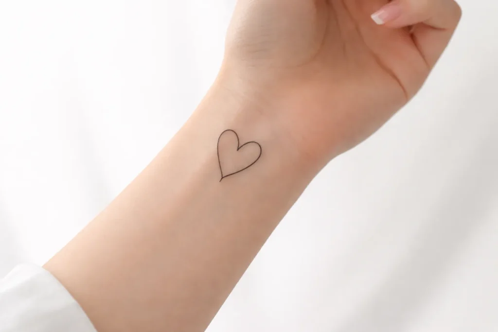 Minimalist Outline Hearts