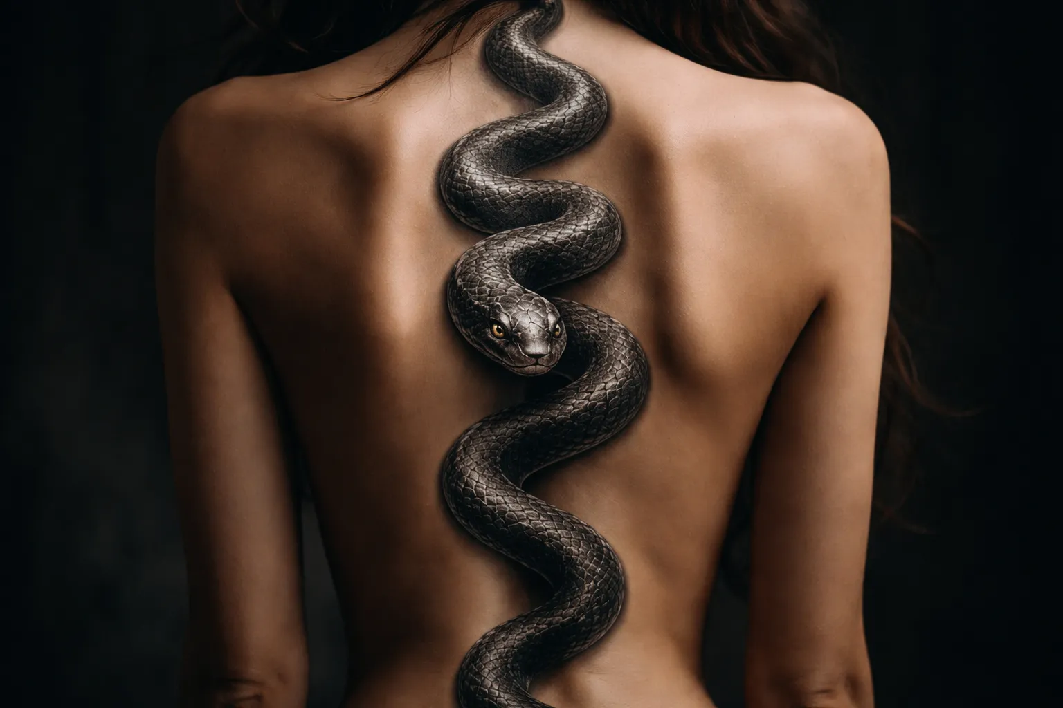 Serpent Spine Tattoos