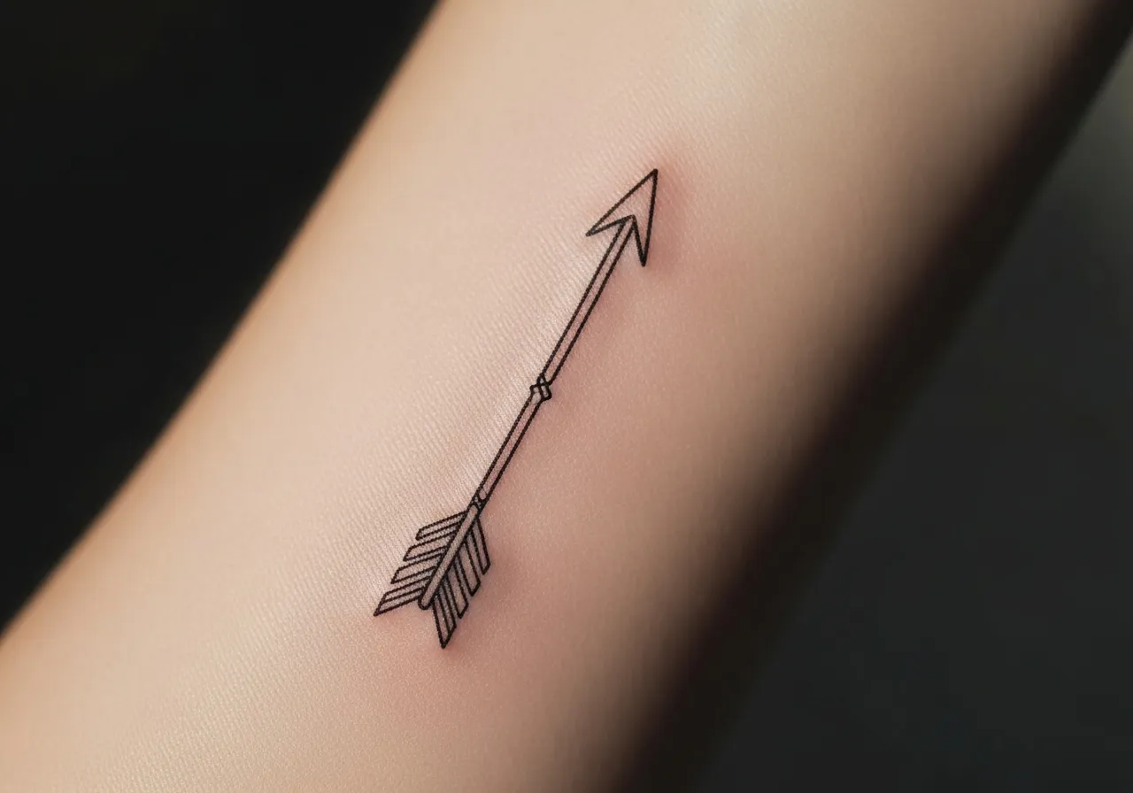 Single Arrow Tattoos