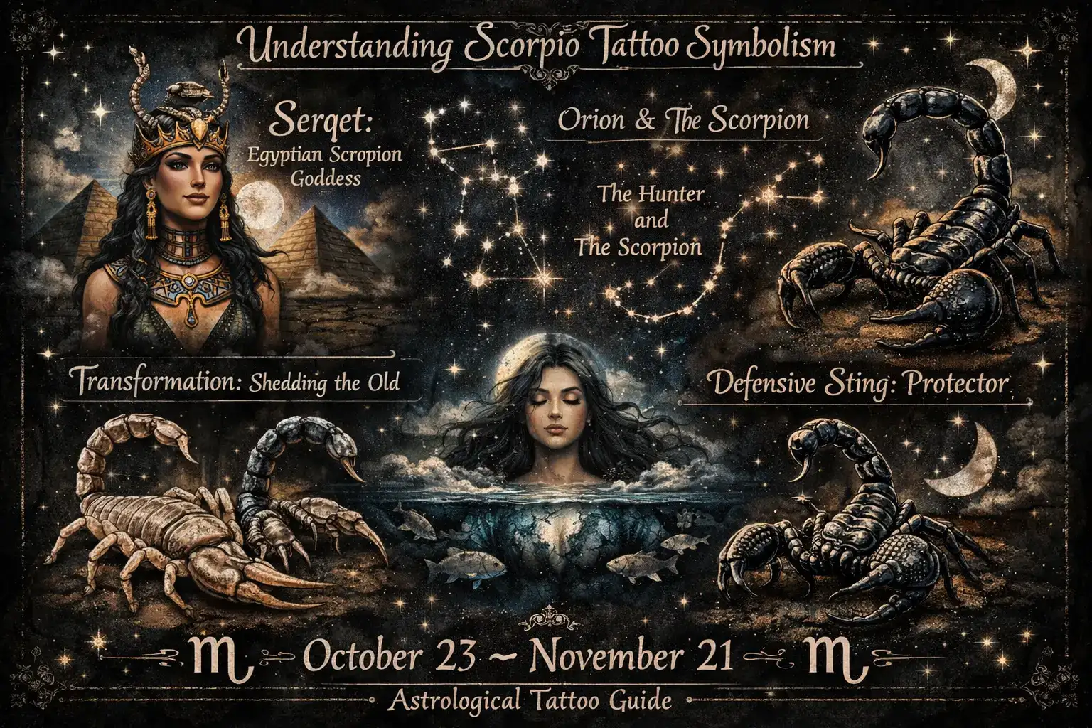 Scorpio Tattoo Symbolism