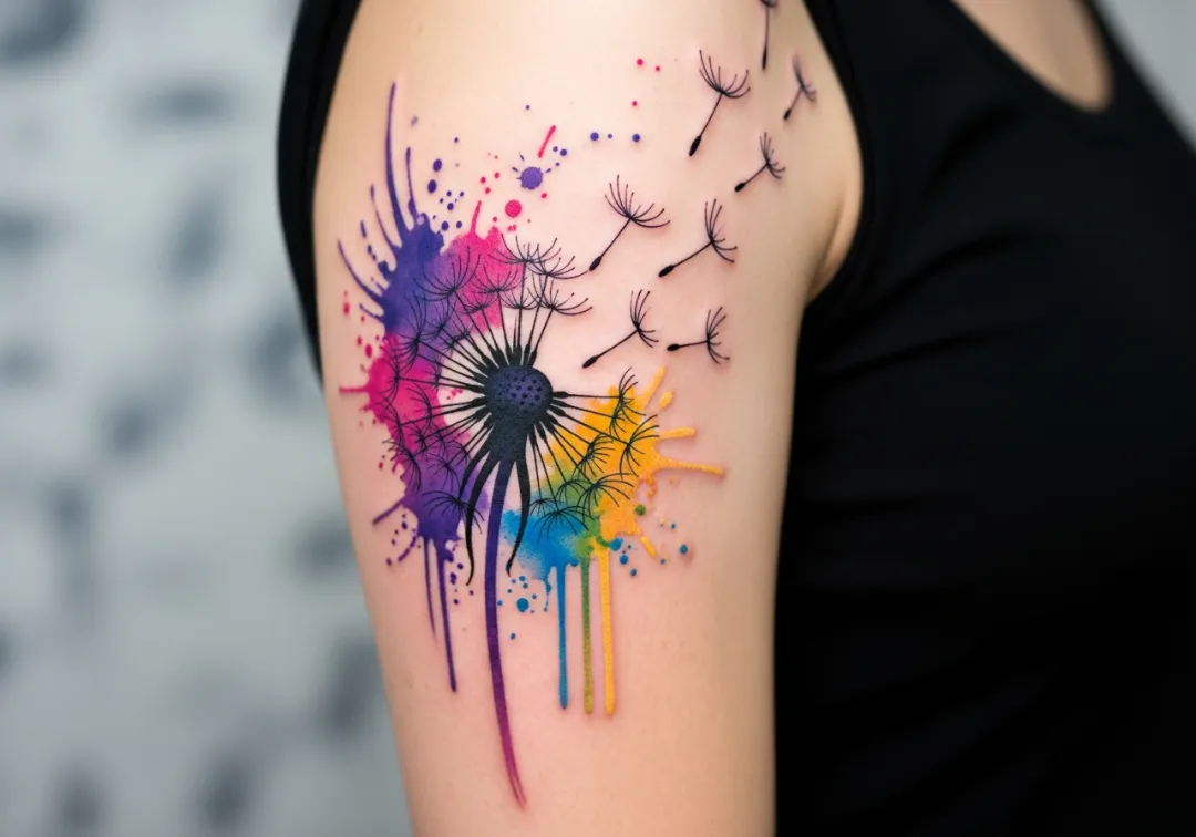 Watercolor Dandelion