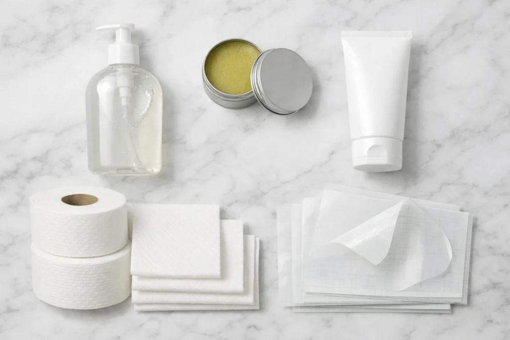 Aftercare Supplies for Practice and Real Sessions