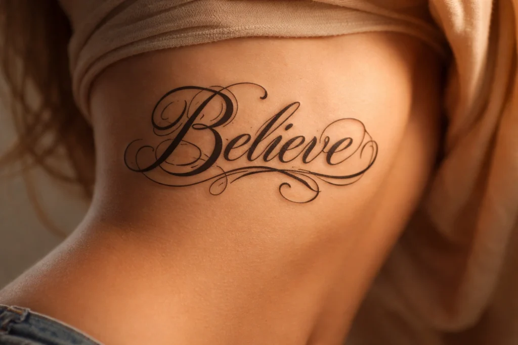 "Believe" — Faith in Yourself and the Future