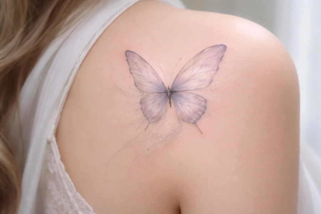 Butterfly Ethereal Tattoo