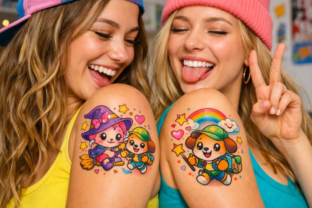 Cartoon or Character Tattoos
