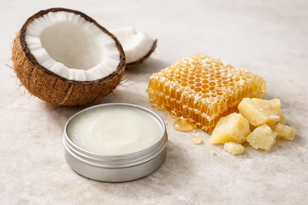 Coconut Oil and Beeswax Healing Salve