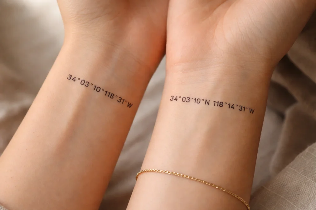 Coordinates Tattoos