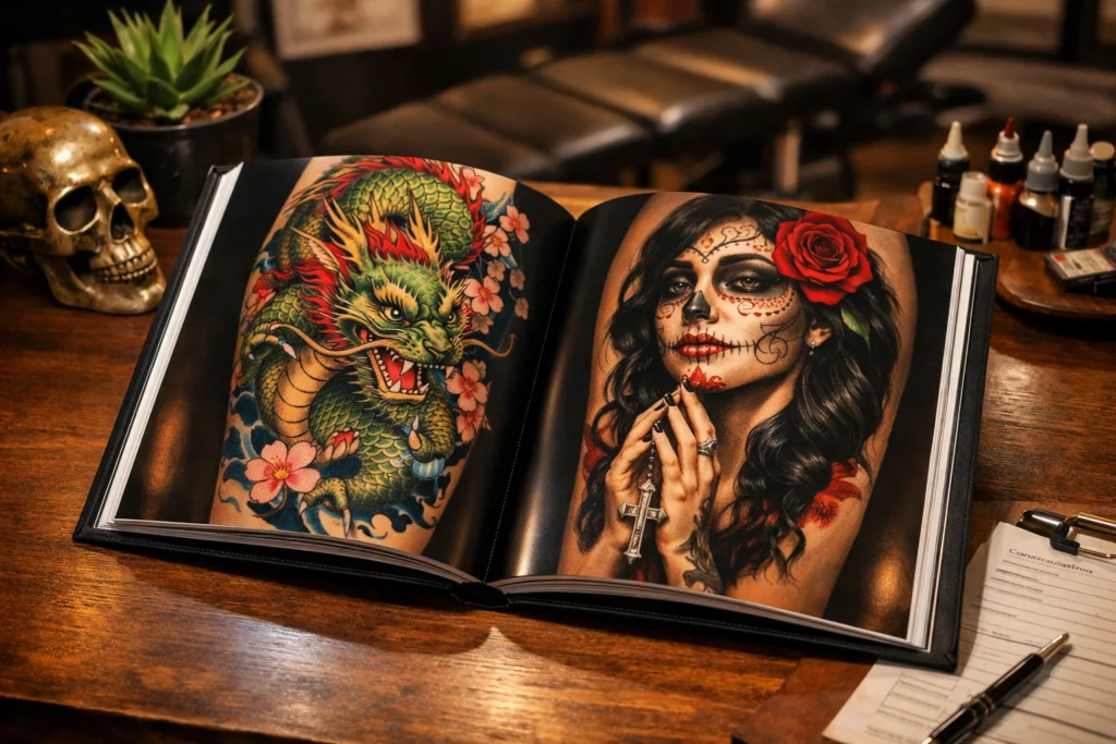 Custom Studio Portfolio Book