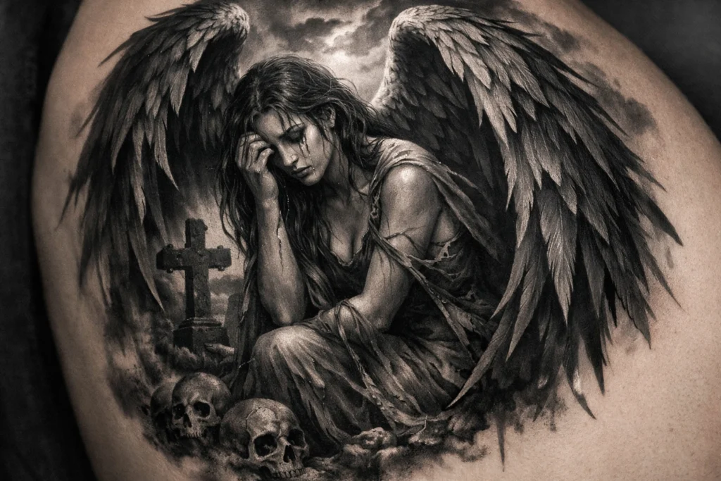 Dark Angel Tattoo