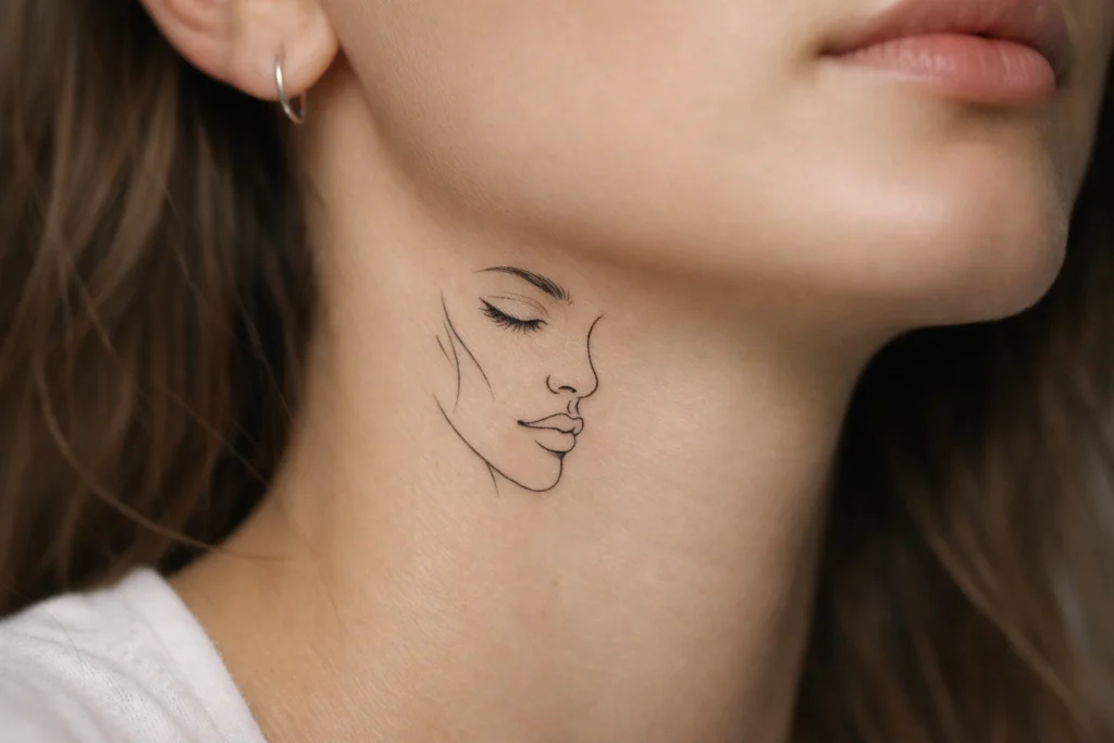 Fine Line Portrait or Face