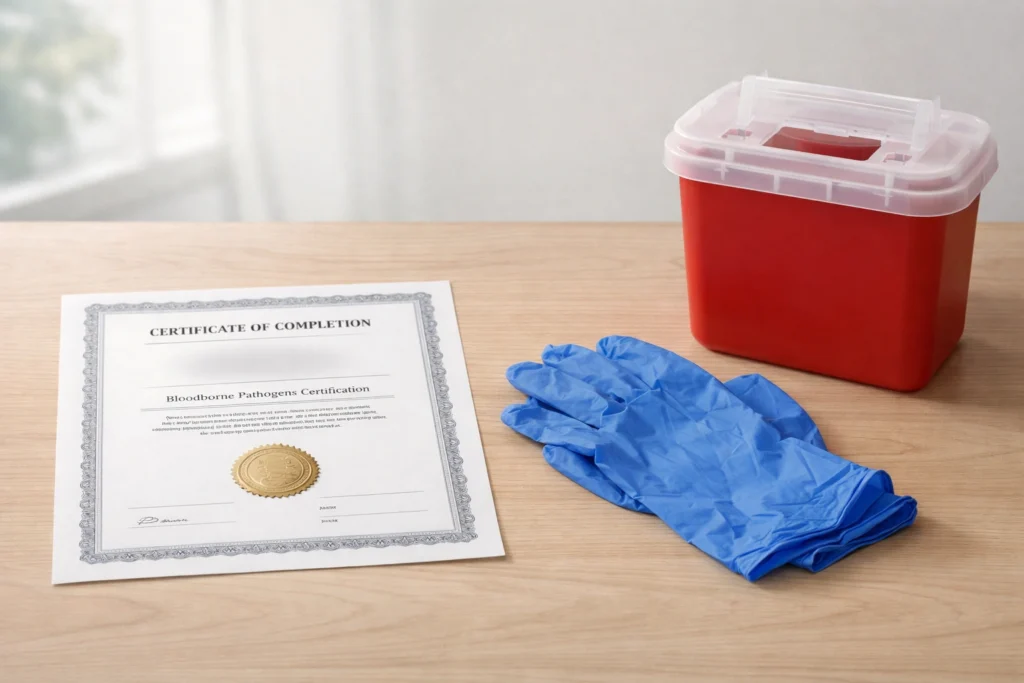 Get Your Bloodborne Pathogens Certification First
