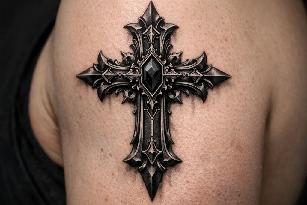 Gothic Cross Tattoo