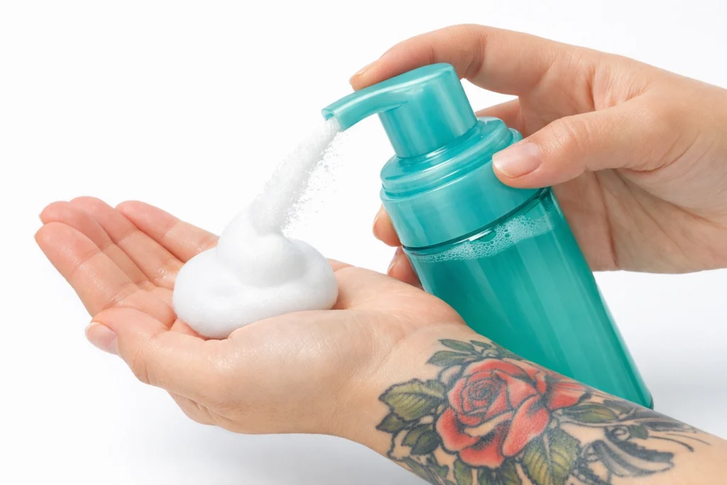 H2Ocean Blue Green Foam Soap