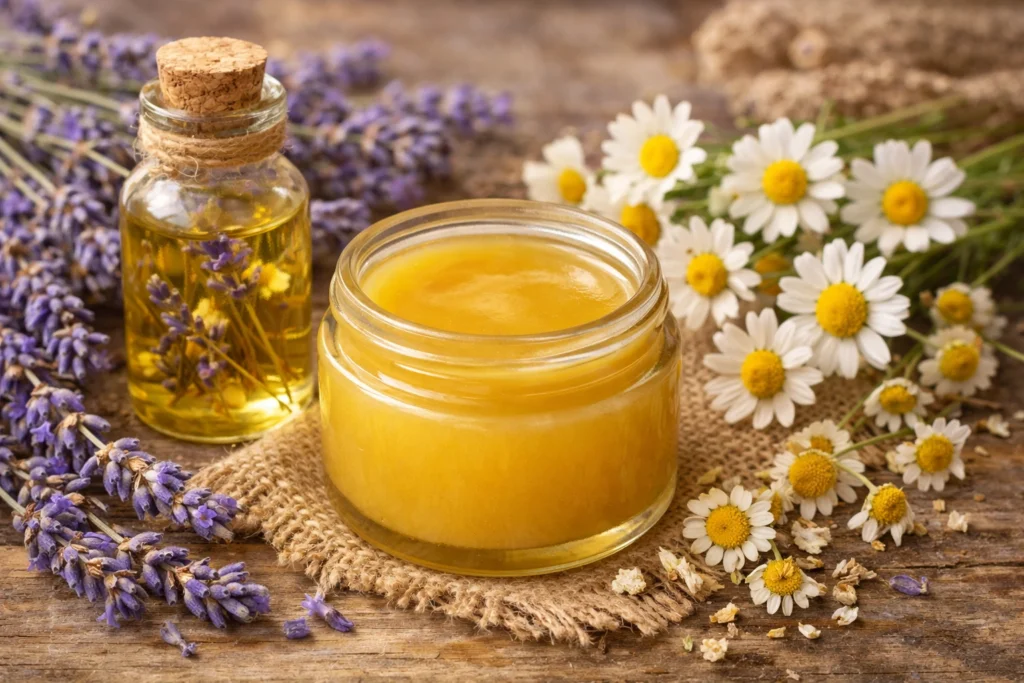 Herbal Infusion Balm With Lavender and Chamomile