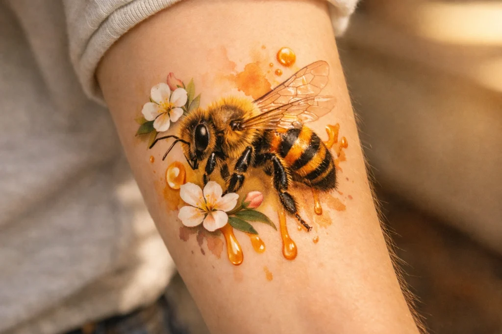 Honey Bee Tattoo Meaning