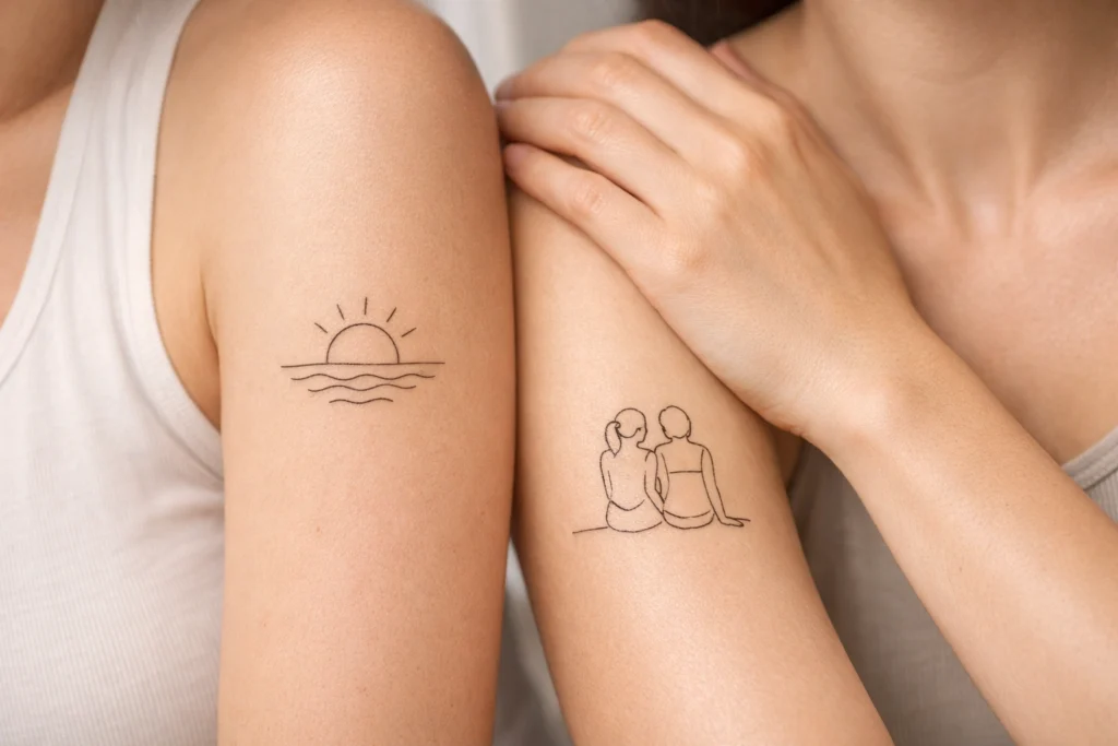 Minimalist Line Tattoos