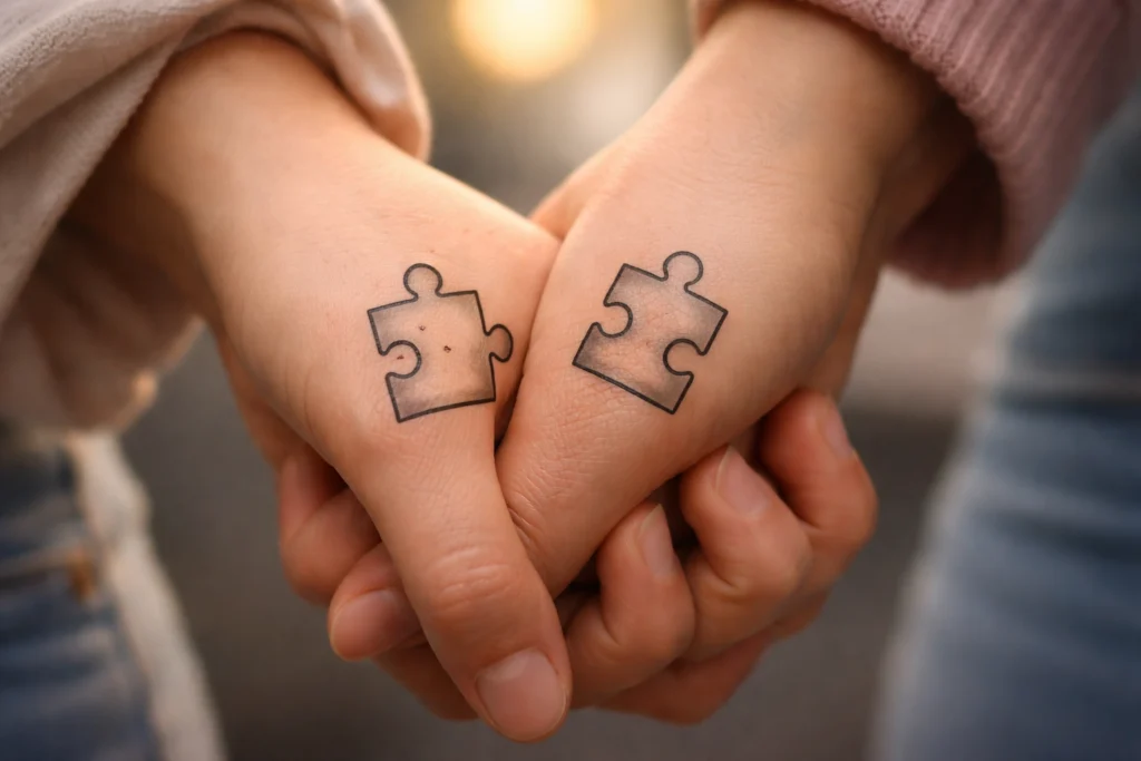 Puzzle Piece Tattoos