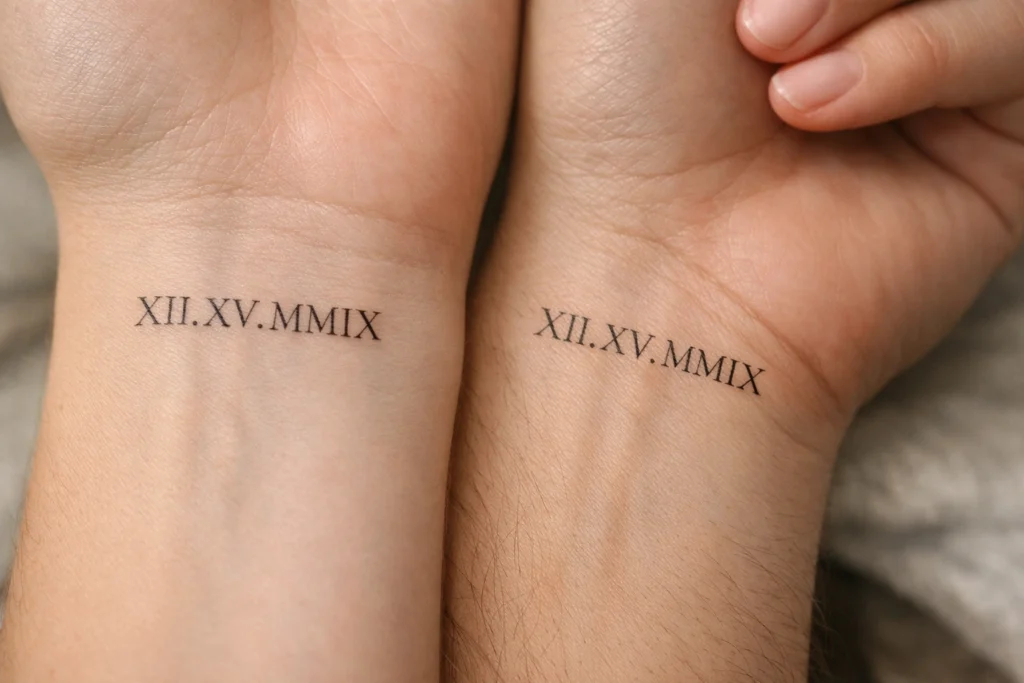 Roman Numeral Tattoos