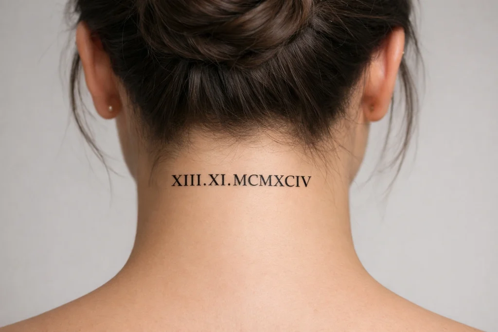 Roman Numerals or Numbers