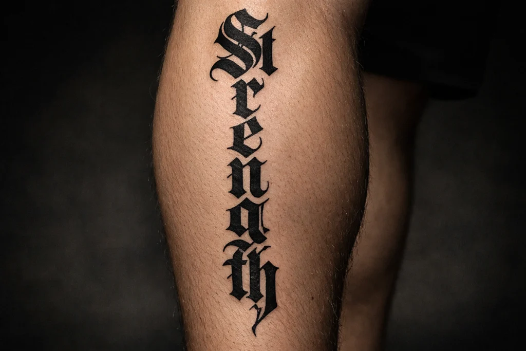 Script and Lettering Tattoos
