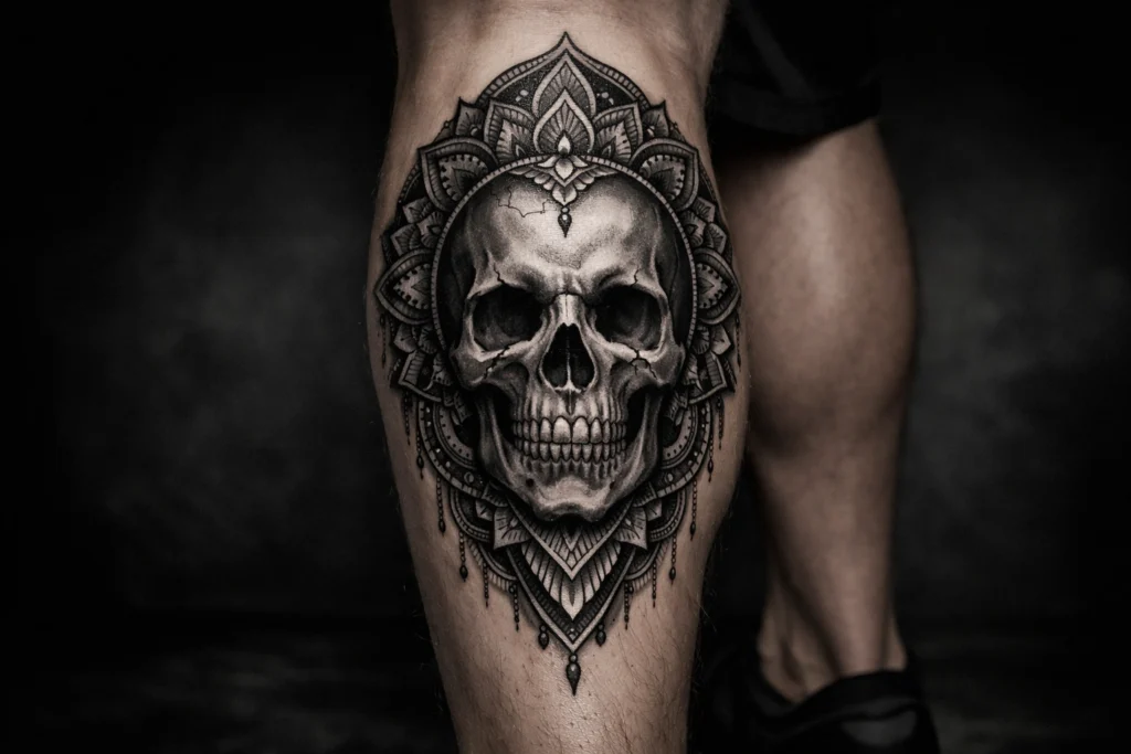 Skull Calf Tattoos