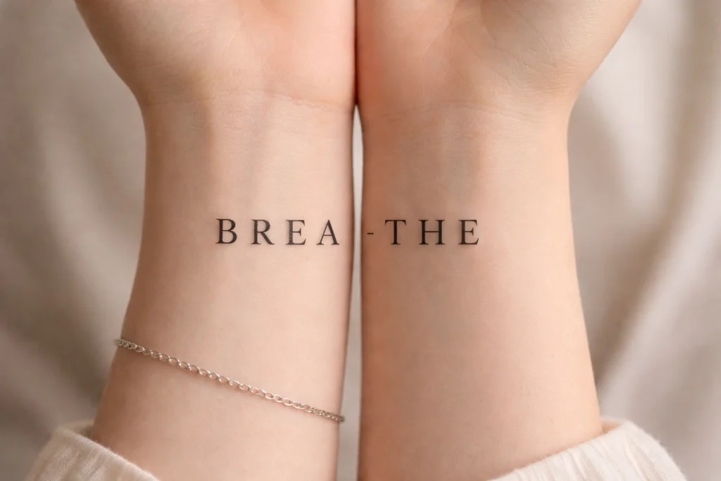 Split Word Tattoos