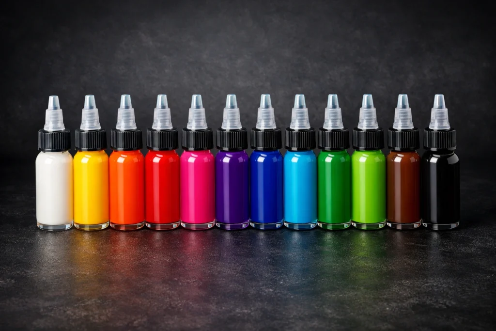 Tattoo Ink: Quality, Colors, and Safety Standards