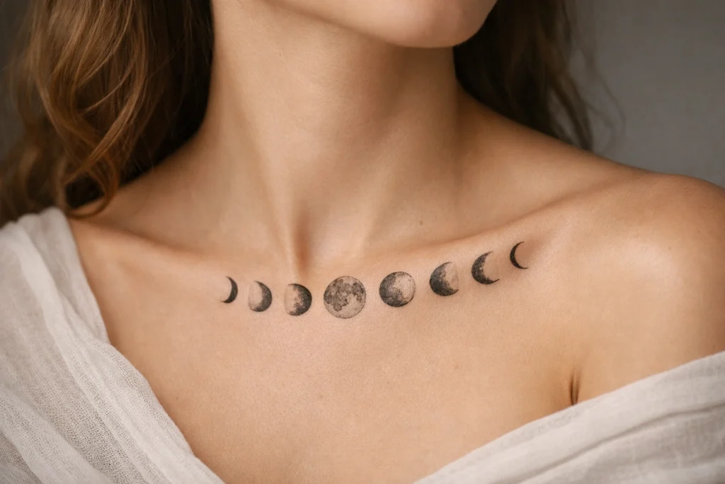 The Moon Phases Tattoo
tattoos with deep meaning