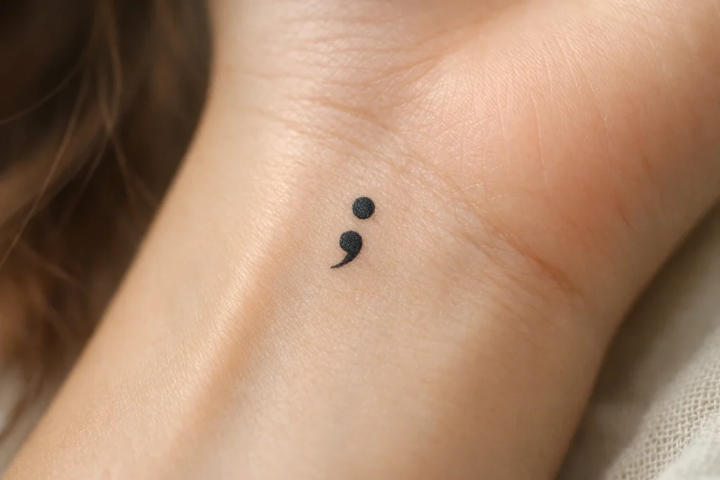 The Semicolon Tattoo