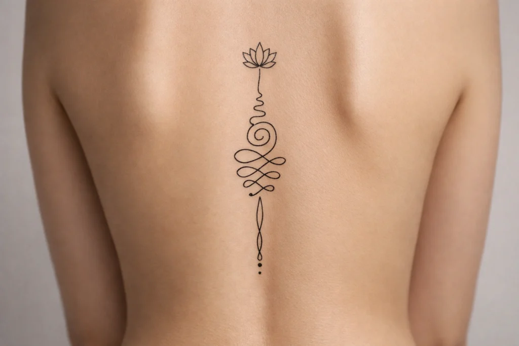 The Unalome Symbol Tattoo