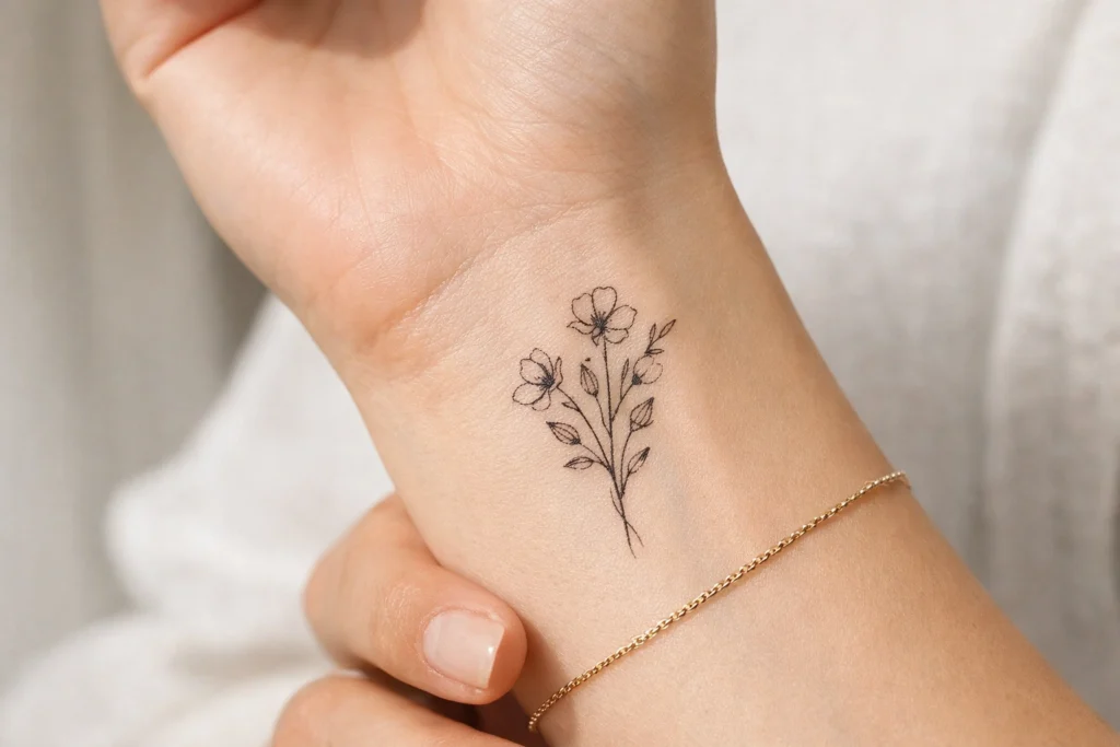 The Wrist
tattoo placement ideas for women