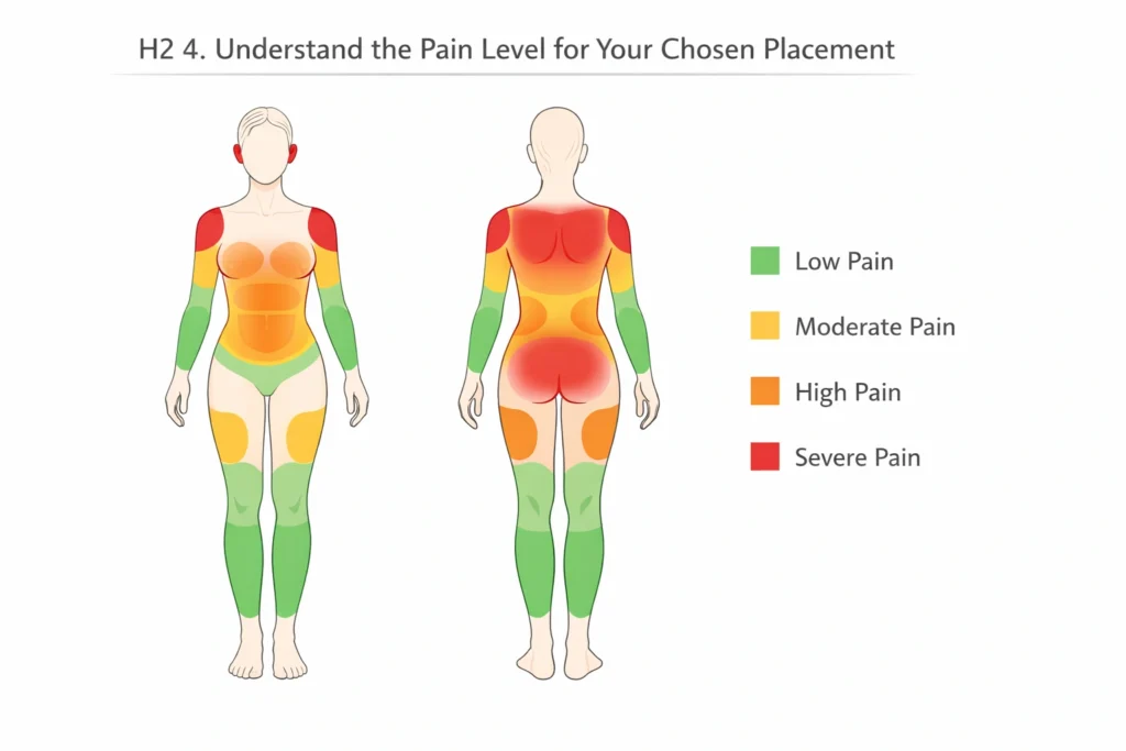 Understand the Pain Level for Your Chosen Placement